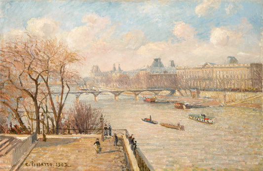 Camille Pissarro - The Louvre from the Pont Neuf 1902
