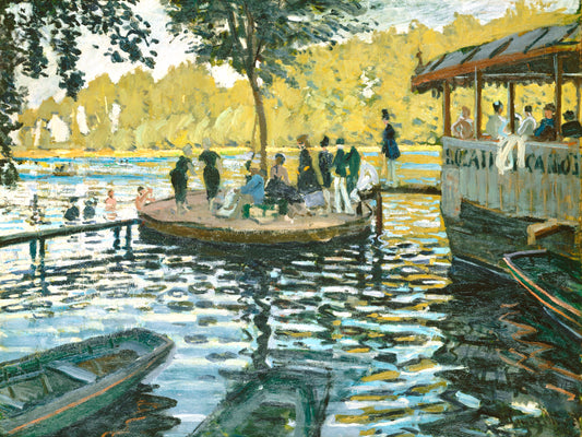 Claude Monet - La Grenouillere 1869 - Digital Art - JPG File Download