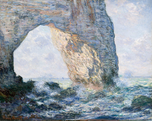 Claude Monet - The Manneporte Etretat 1883 - Digital Art - JPG File Download